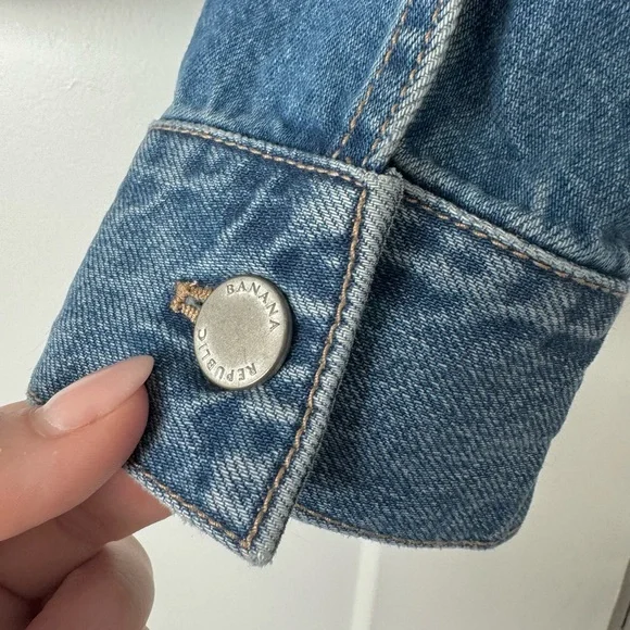 Banana Republic Classic Blue Denim Jacket - Picture 4 of 8